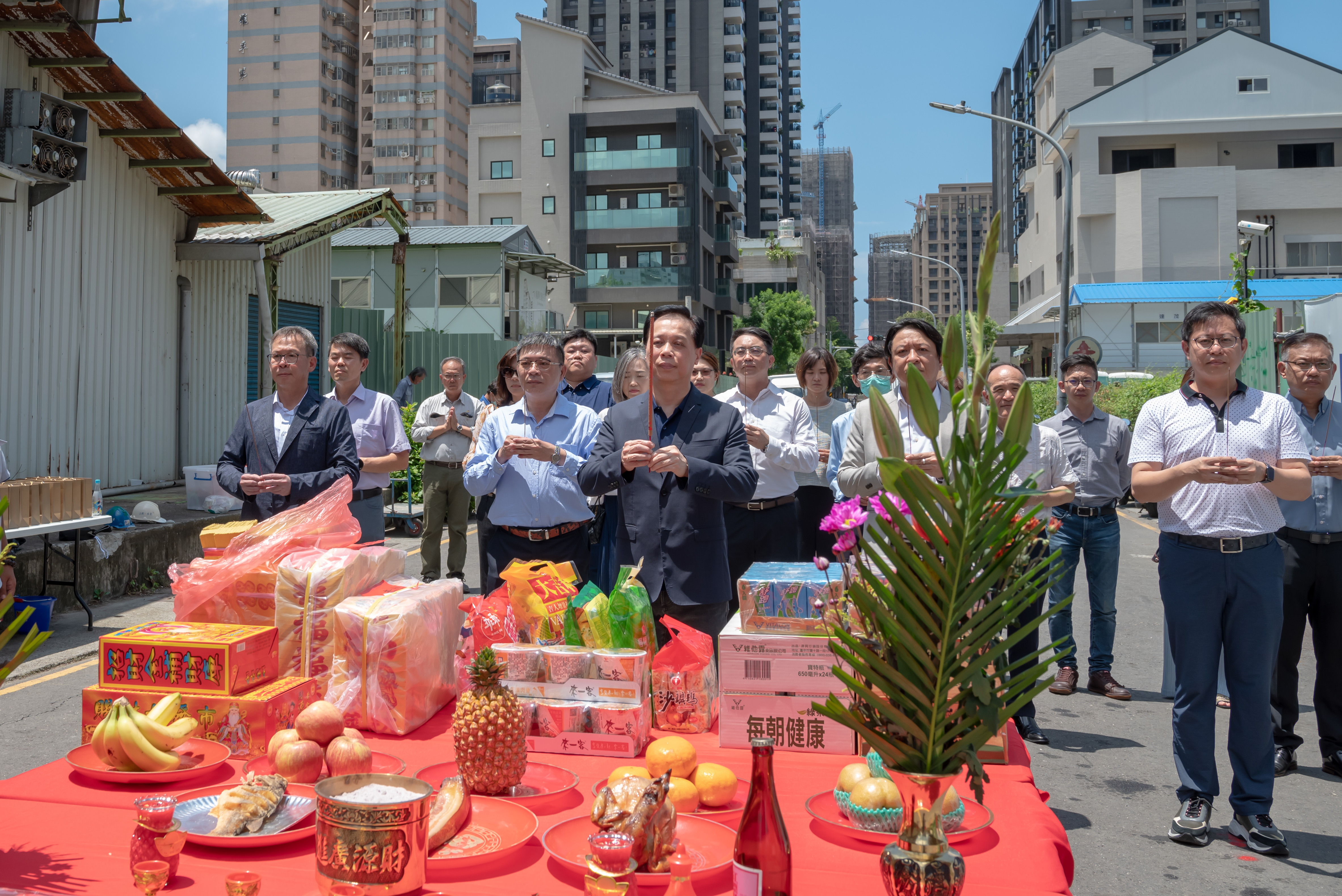 威力德生醫營運總部上樑祈福求平安　預計114年完工